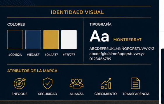 Paleta de colores, tipografía y atributos de marca